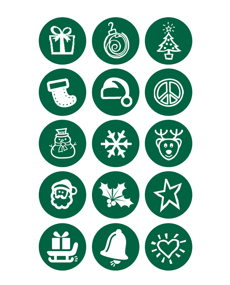 Christmas stickers