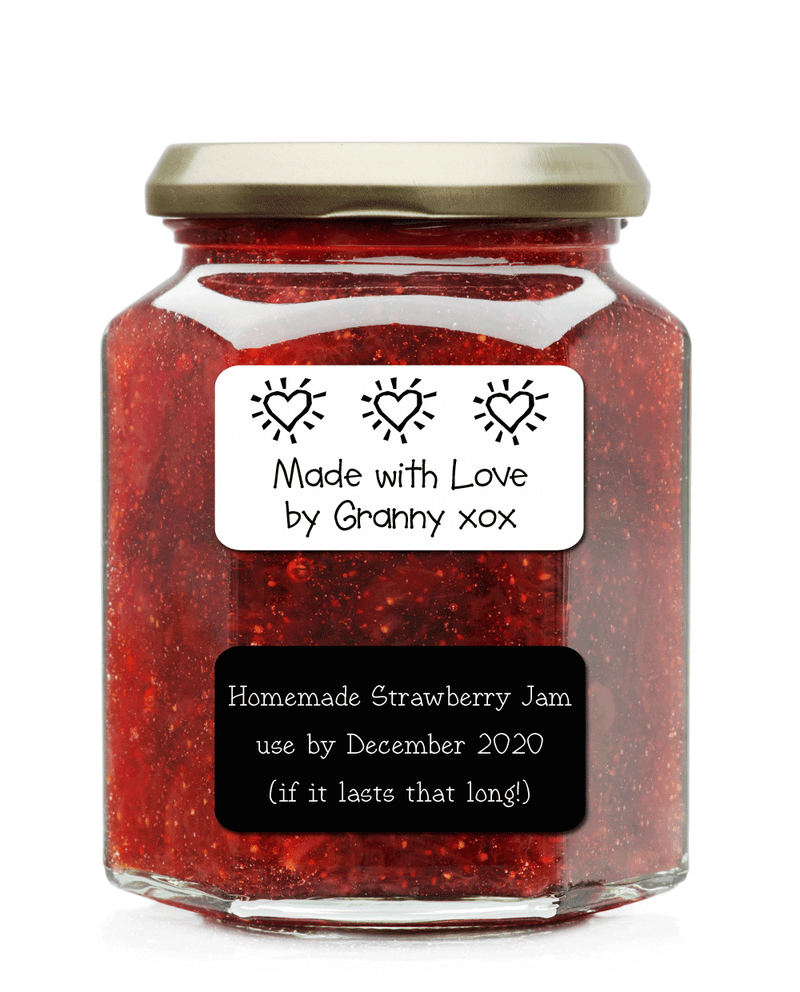 Custom stickers, labels for homemade jam, labels for preserves