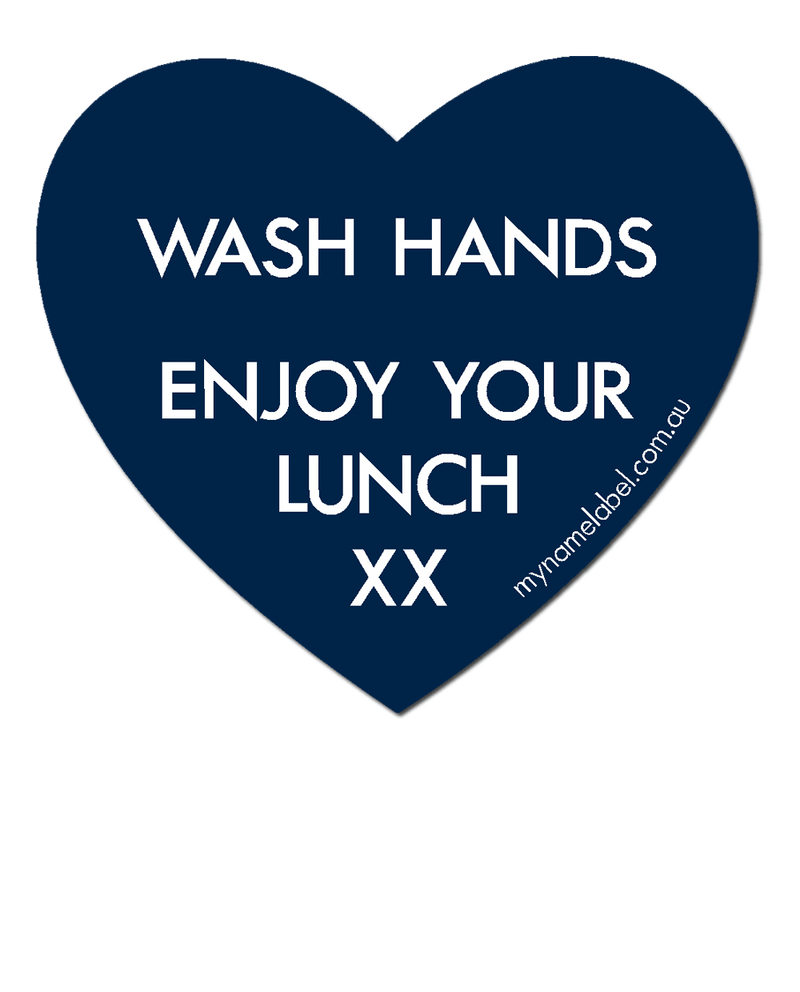 Lunchbox Hearts - Navy