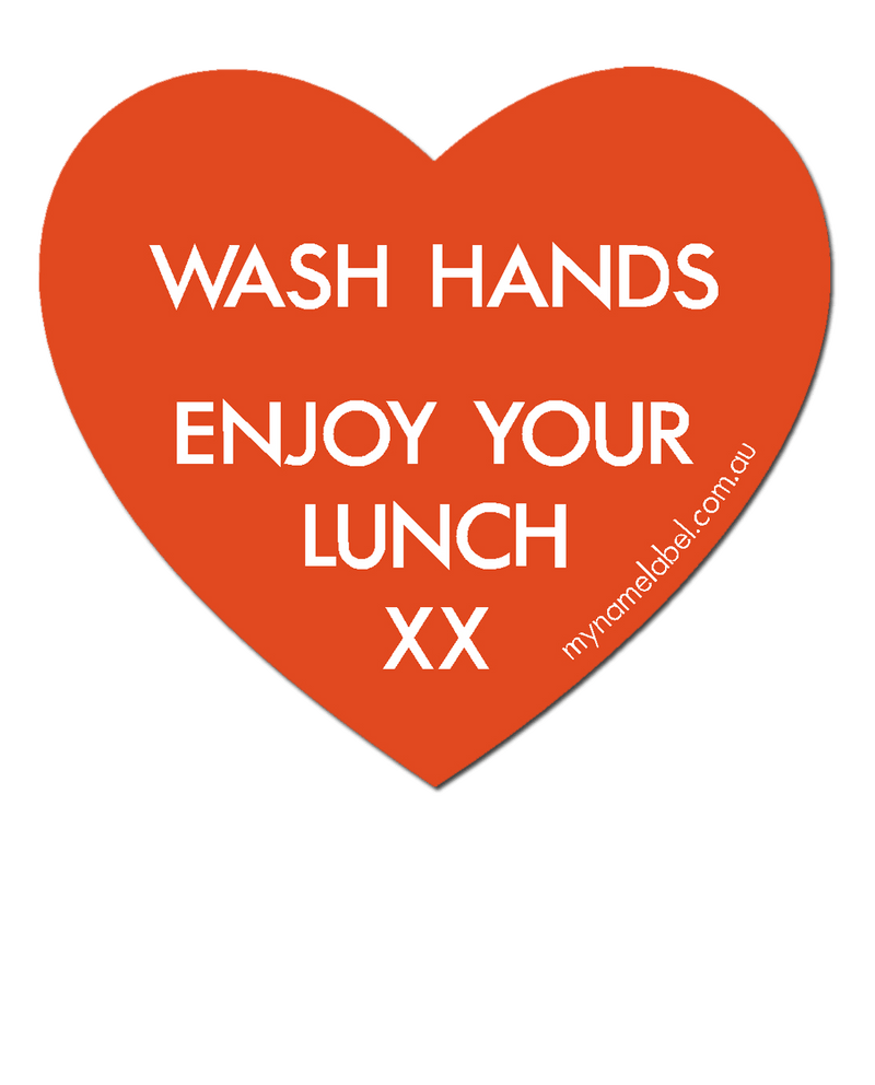 Lunchbox Hearts - Orange