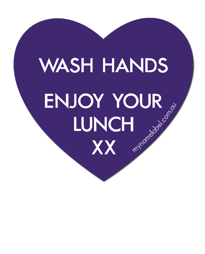 Lunchbox Hearts - Purple