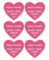 Lunchbox Hearts - Pink