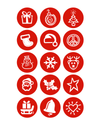 Christmas Spots Stickers