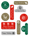 Christmas Stickers - Round