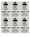 Keep Calm and Carry On - Clear Sticker