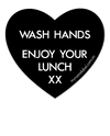 Lunchbox Hearts - Black