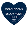 Lunchbox Hearts - Navy