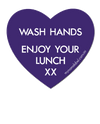 Lunchbox Hearts - Purple