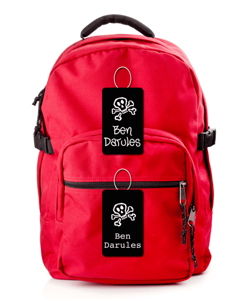 School Bag Tags for Kids Personalised Bag Tags My Name Label